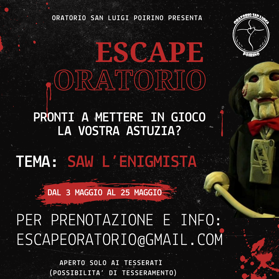 Volantino escape room
